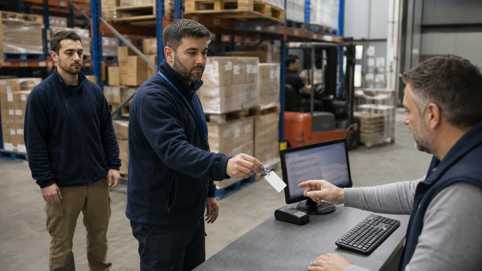 Supervisor managing permissions in a distributor warehouse